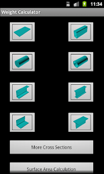Engineering Weight Calculator for PC screenshot 1