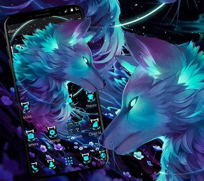 Dark Night Magic Wolf Theme for PC screenshot 1