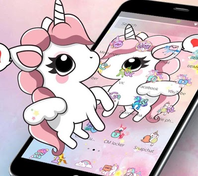 Cartoon Cute Lovely Unicorn Theme for PC screenshot 2