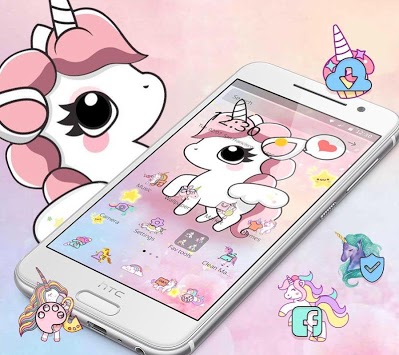 Cartoon Cute Lovely Unicorn Theme for PC screenshot 3
