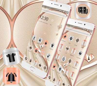 Rose Gold Mettle Finish Theme for PC screenshot 3