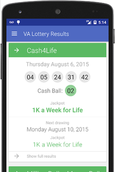 VA Lottery Results for PC screenshot 1