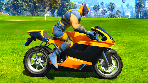 Superheroes Bike Stunt Racing Games for PC screenshot 1