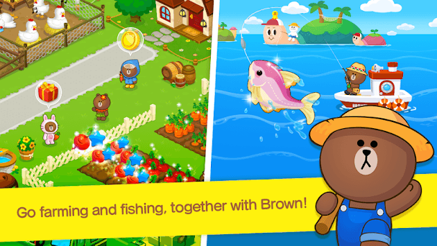 LINE BROWN FARM for PC screenshot 1