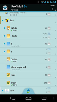 ProfiMail Go - email client for PC screenshot 1