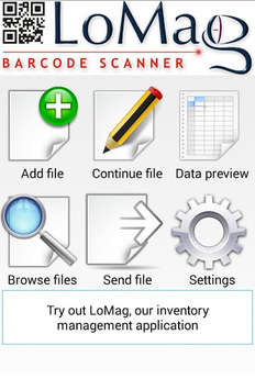 LoMag Barcode Scanner to Excel for PC screenshot 1