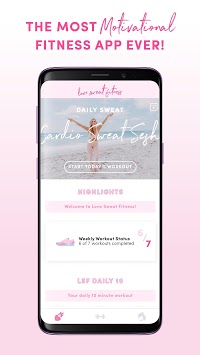 Love Sweat Fitness : Workout,Exercise & Motivation for PC screenshot 1