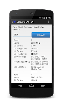 EARFCN Calculator for PC screenshot 3