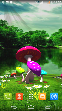 3D Mushroom Live Wallpaper New for PC screenshot 1