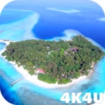 4K Maldives Paradise Drone Live Wallpaper APK