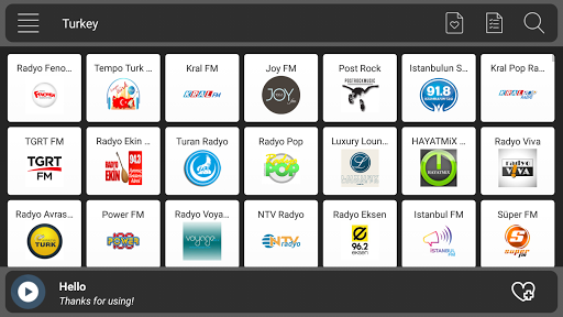 Turkey Radio - Turkey FM AM Online for PC screenshot 1