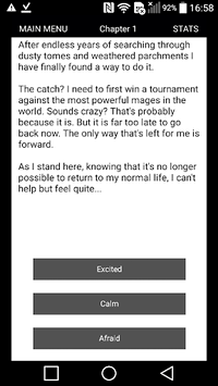 Magium - Text adventure RPG (CYOA) for PC screenshot 1