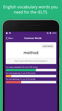 IELTS Exam Preparation: Vocabulary Flashcards for PC screenshot 1