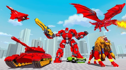 Tank Robot Car Games - Jet Robot Transformation for PC screenshot 1