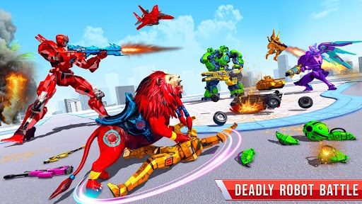Tank Robot Car Games - Jet Robot Transformation for PC screenshot 2