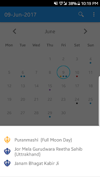 NanakShahi Calendar (ਨਾਨਕਸ਼ਾਹੀ ਕੈਲੰਡਰ) 2018-19 for PC screenshot 2