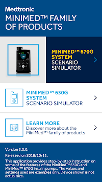 MiniMed™ 670G System Simulator for PC screenshot 1
