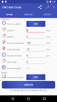 CNC Bolt Circle for PC screenshot 1