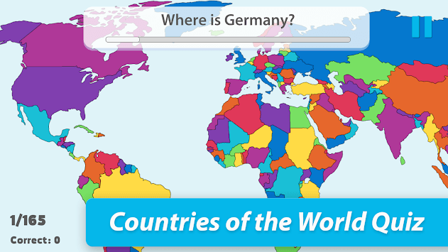 World map geography, capitals, flags, countries for PC screenshot 2