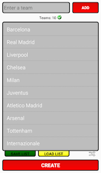 League Table Creator for PC screenshot 2