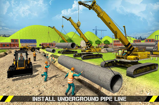 City Road Builder Construction Excavator Simulator for PC screenshot 1