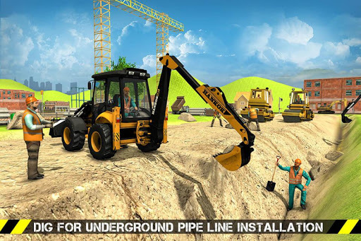 City Road Builder Construction Excavator Simulator for PC screenshot 3