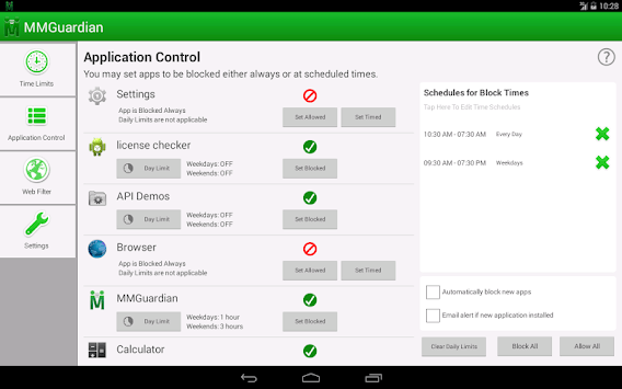MMGuardian Tablet Security for PC screenshot 3