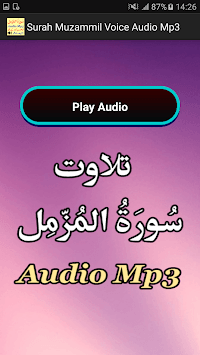 Surah Muzammil Voice Audio Mp3 for PC screenshot 2