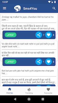 MySms4You : love, shayari, other status and sms for PC screenshot 2