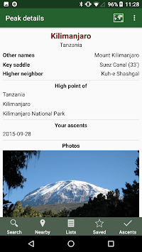 Peakbagger for PC screenshot 3