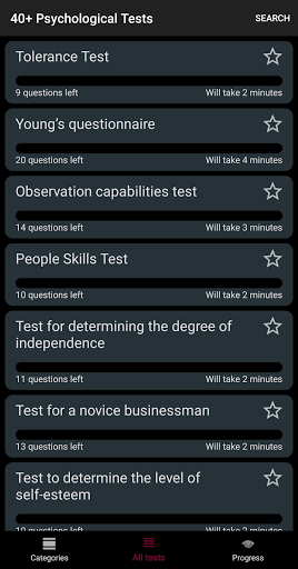 40+ Psychological Tests for PC screenshot 3