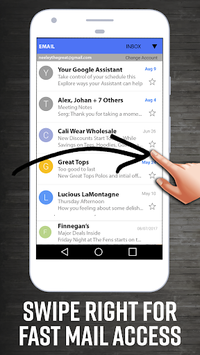 Email Home - Full Screen Email Widget and Launcher for PC screenshot 2