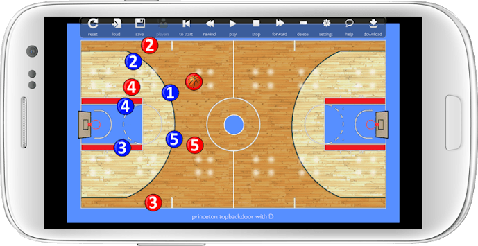 Basketball Play Designer and Coach Tactic Board for PC screenshot 1