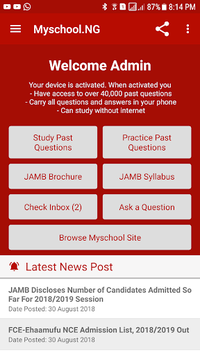 JAMB CBT Past Questions for PC screenshot 2