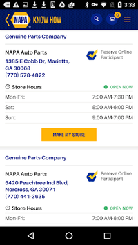 NAPA AUTO PARTS for PC screenshot 2