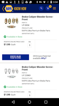 NAPA AUTO PARTS for PC screenshot 3