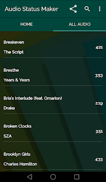 Audio Status Maker for PC screenshot 2