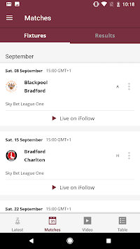 Bradford City Official App for PC screenshot 2