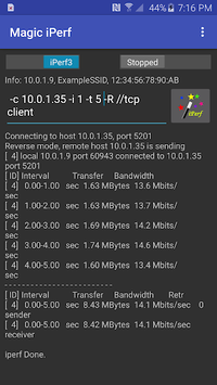 Magic iPerf including iPerf3 for PC screenshot 3