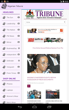 Nigerian Newspapers App for PC screenshot 1