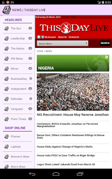 Nigerian Newspapers App for PC screenshot 2