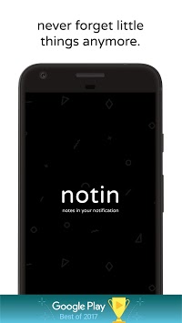 notin - notes in notification for PC screenshot 1
