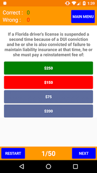 DMV Florida Practice Test for PC screenshot 3