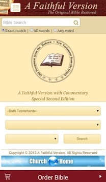 A Faithful Version Bible for PC screenshot 1