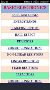 BASIC ELECTRONICS - EASY LEARNING for PC screenshot 2