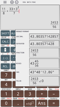 Algebra scientific calculator fx 991ms plus 100ms for PC screenshot 1