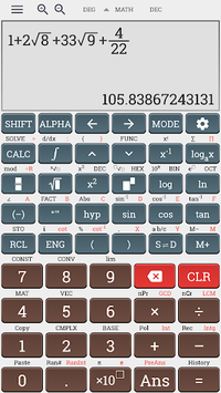 Algebra scientific calculator fx 991ms plus 100ms for PC screenshot 3