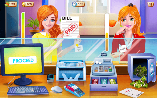 Bank Cashier and ATM Machine Simulator for PC screenshot 1