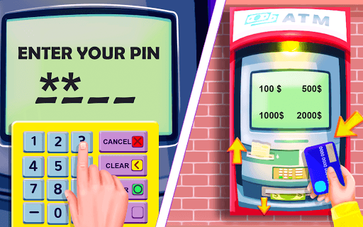 Bank Cashier and ATM Machine Simulator for PC screenshot 2