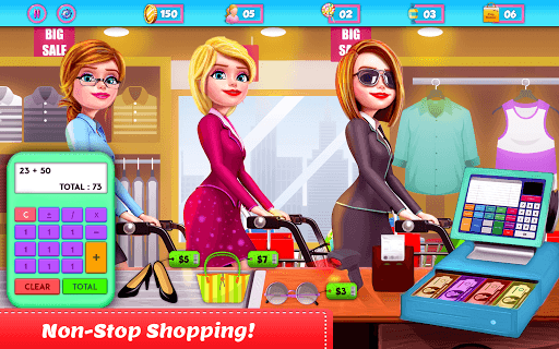 Shopping Mall Girl Cashier Game for PC screenshot 1